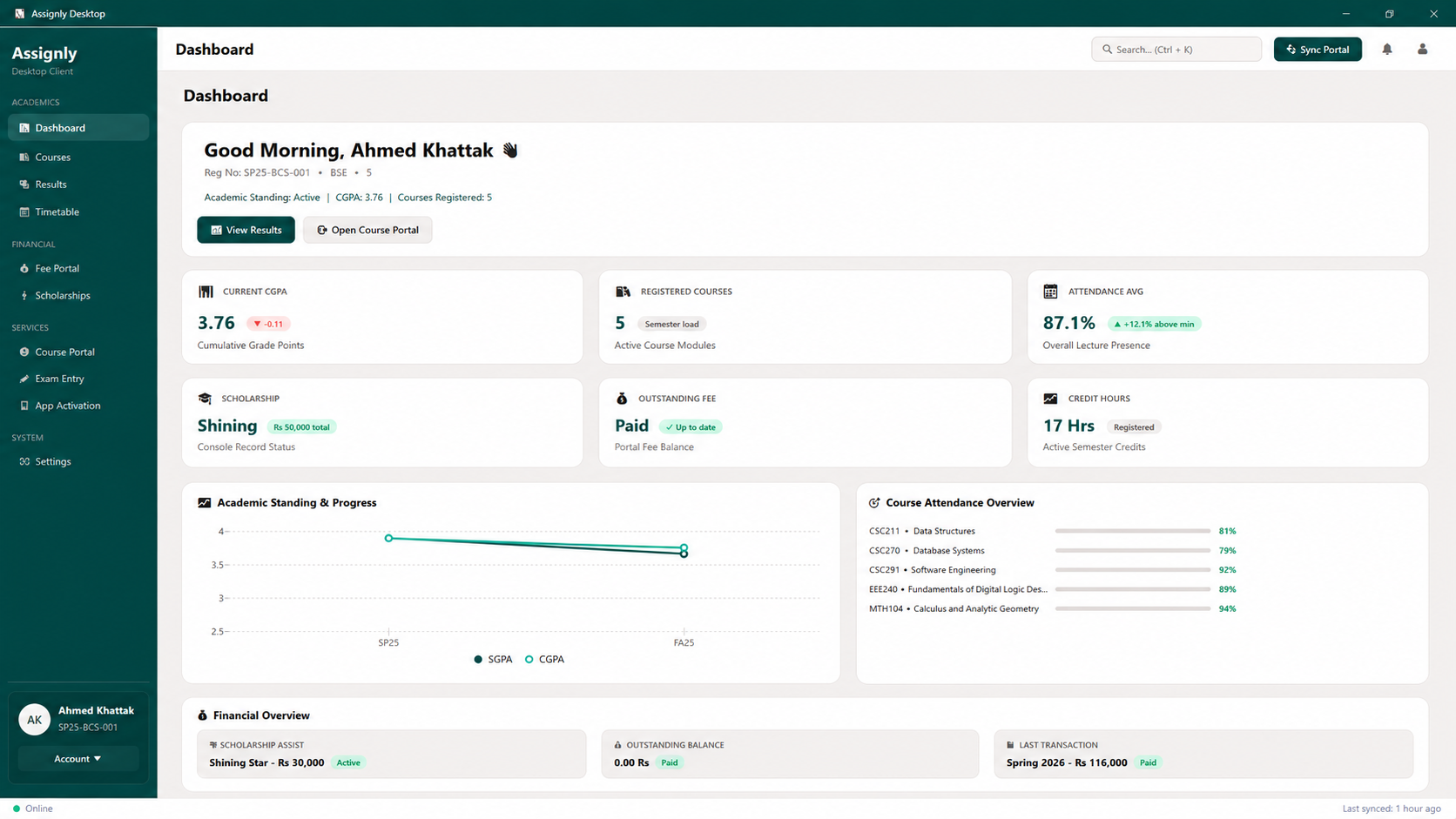Desktop Preview Dashboard